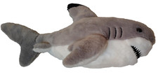 AURORA DESTINATION NATION PLUSH BLACK TIPPED GRAY SHARK - 16" 2022