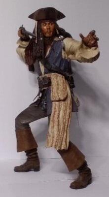 Figurine NECA Pirates Des Caraïbes : Jack Sparrow à La Fin Du Monde - 45 Cm, édition Collector Pour Fans