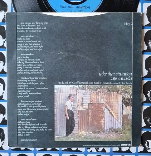 Nick Heyward Take That Situation UK PS 7" 1983 Vinyl 45 - Picture 2 of 7