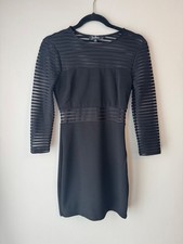 Lulu’s ‘Perfect Mesh Black Bodycon’ Dress Size XS