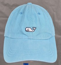 Vineyard Vines Classic Logo Strapback Dad Hat Cap Light Blue One Size