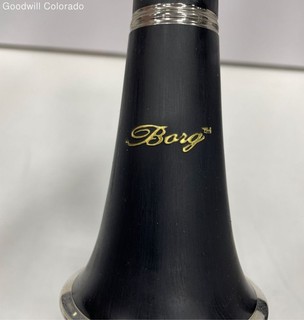 Borg Clarinet 27503 104 Black Woodwind Instrument With Case Band Orchestral