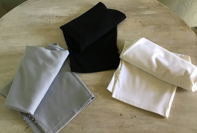 Bob Mackie Sz XLg  16/18 Leggings Pants Capri Pull On Black White Or Blue NEW