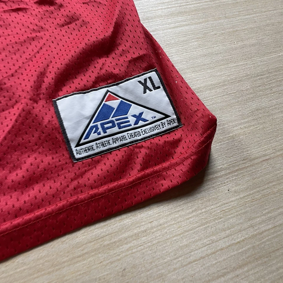 Camiseta Steve Young vintage de los San Francisco 49ers años 90 para hombre XL Apex One malla Foto 3 de 4