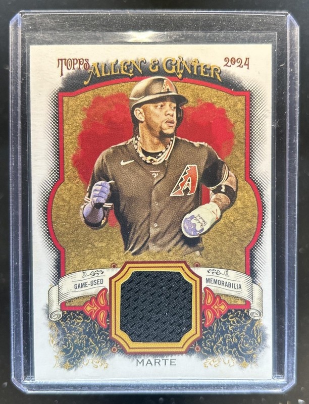 2024 Topps Allen & Ginter Ketel Marte Relics A Jersey #AGR-KM Diamondbacks