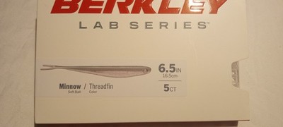 BERKLEY LAB SERIES MINNOWS 6.5'' (THREADFIN SHAD) BRAND NEW clutch,hinkle,kgb