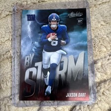 Panini 2025 Absolute Football By Storm Jaxson Dart Rookie Insert No. 7