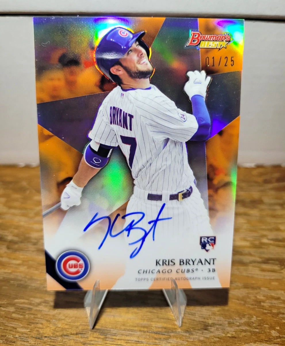 25+ Kris Bryant Autographed Baseball Sports Trading Cards