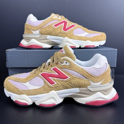 New Balance 9060 Shoes Men s 9.5 Womens 11 U9060GEA Tan Beige Pink Sneakers