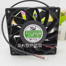M YM2412PMZB1-1 DC24V 0.80A 12cm 12038 3-wire cooling fan