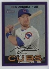 2016 Topps Heritage High Number Wal-Mart Black Border Ben Zobrist #THC-668 16nb