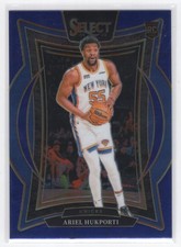 #93 2024-25 Select Blue BASE ^ Ariel Hukporti RC New York Knicks