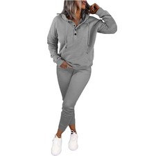 Piece Outfits For Jogging Suits Casual Sweatsuits Jogger Tracksuits Long Slee...