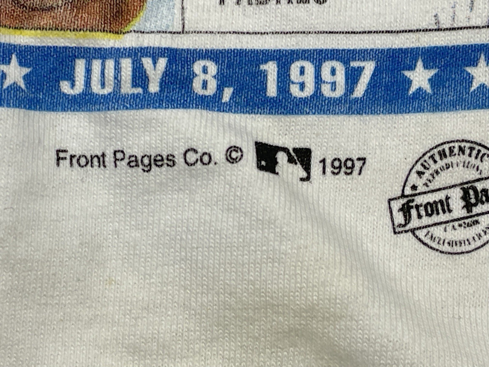 ALTRA T shirt Griffey Jr nuova con etichette adulto (vedi foto per dettagli) ingiallita!