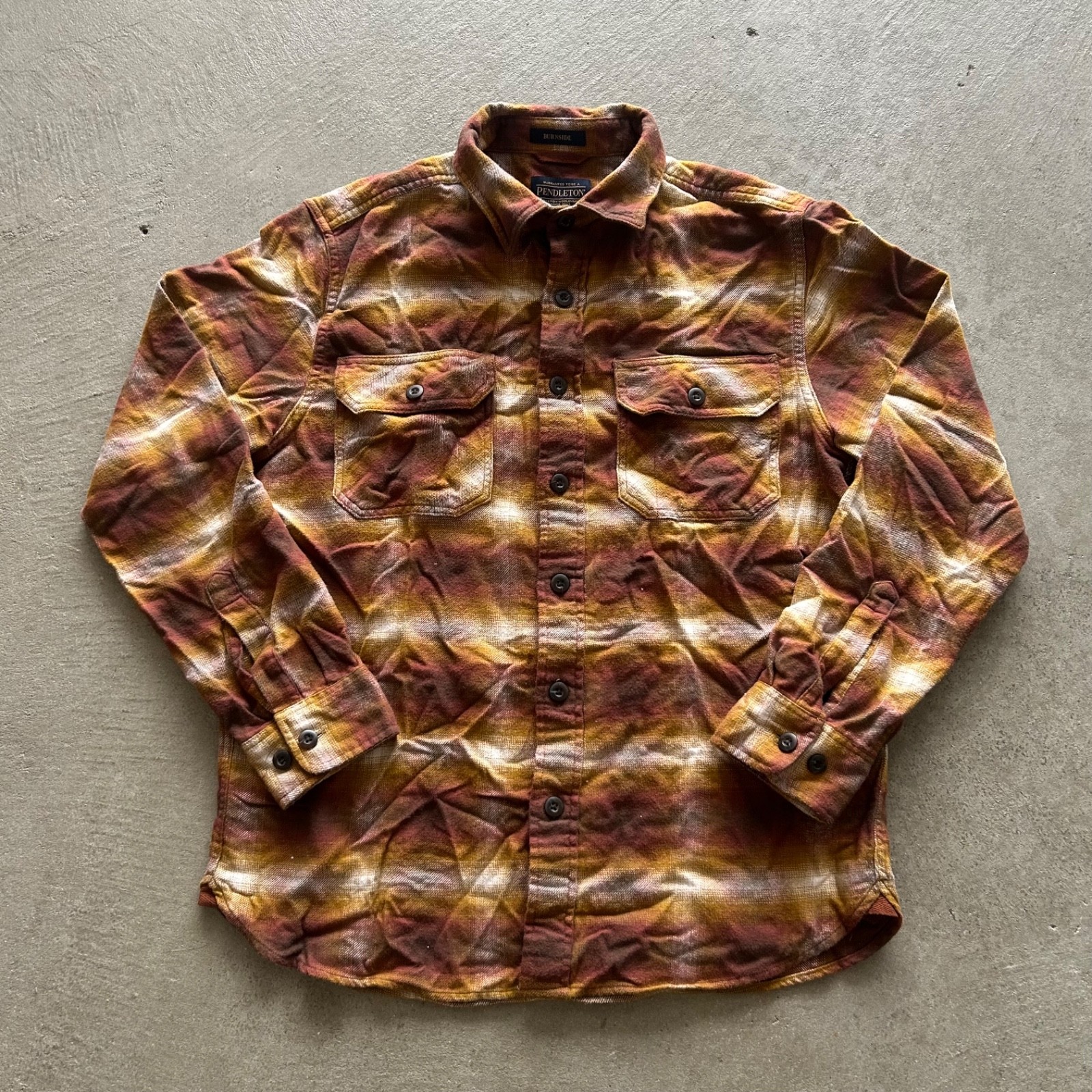 Vintage Pendleton Burnside Flannel Button Up Shir… - image 1