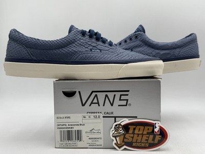DS New Vans OG Era LX WTAPS Anaconda Blue Authentic Size 12 Skate OG