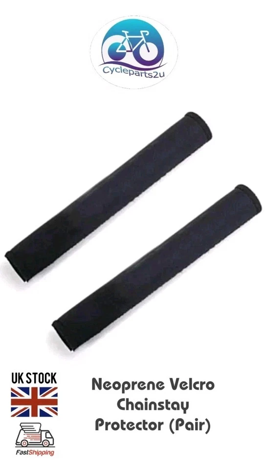 Chain Stay Frame Guard Protector Neoprene Black (2 Pack) - Image 2 of 4