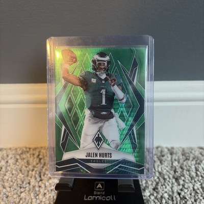 2025 Panini Phoenix Jalen Hurts #46 Green Phoenix /149 Philadelphia Eagles