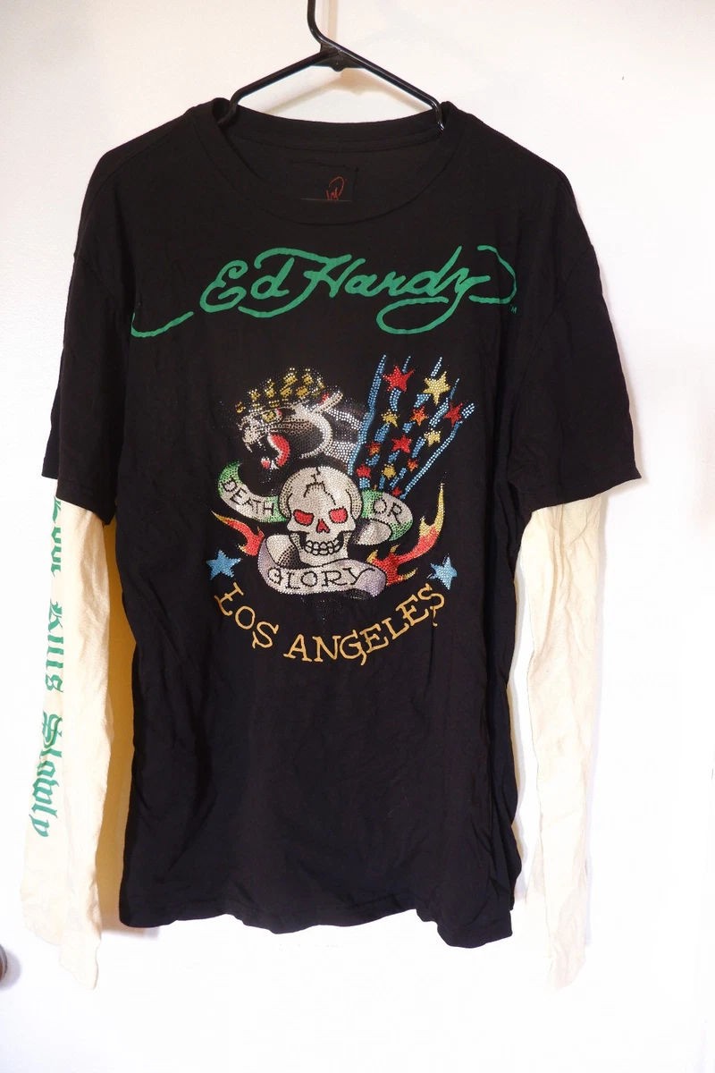 Ed Hardy Long Sleeve Solid T-Shirts for Men for sale | eBay