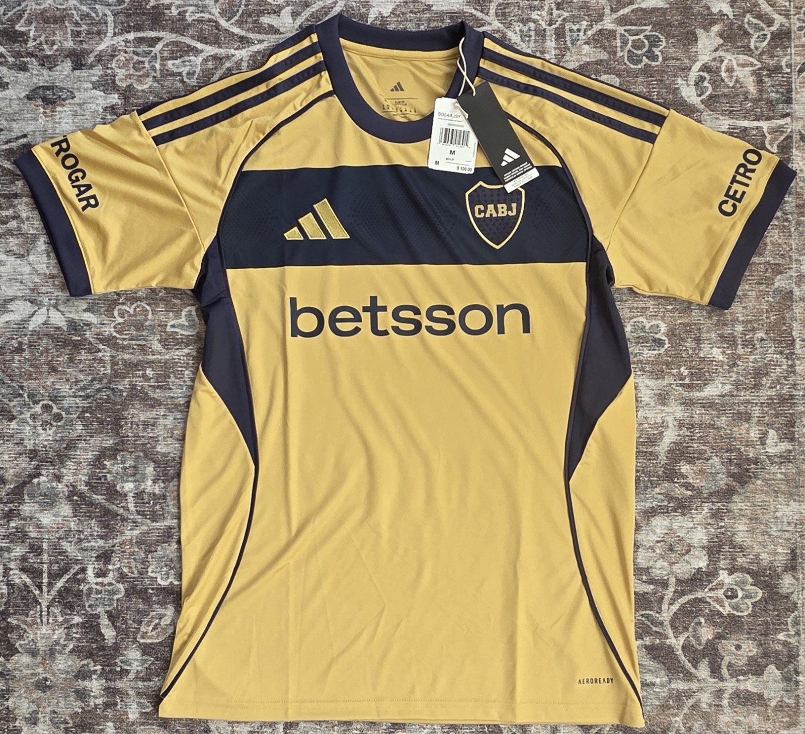 Adidas Boca Juniors 25/26 Away Replica Jersey Men's Size M (Brand New W/ Tags)