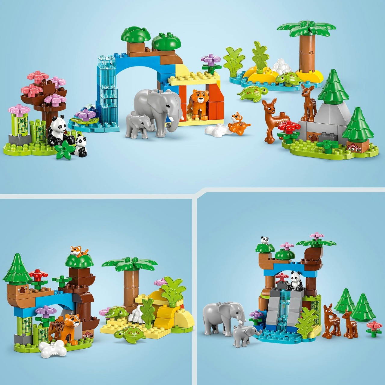 LEGO Set di costruzioni Famiglie di animali selvatici DUPLO 3EN1 10446 foto 4
