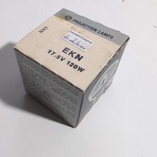 EKN GE Projection Lamp Bulb 17.5V 120W NOS