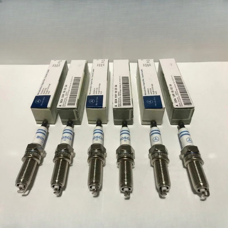 6x OEM YR7MPP33 Spark Plugs For Mercedes Double Platinum GERMANY OEM US