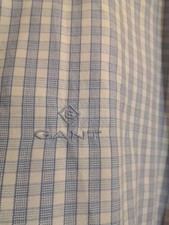 Men Gant shirt white cotton 42/XL/50 7YFW