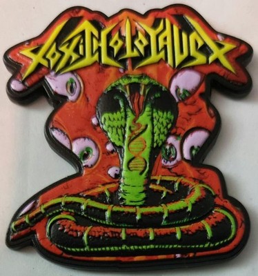Toxic Holocaust Pin Badge Thrash Metal Destruction Label Pin Sodom 3