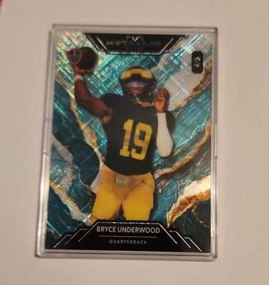 Wild Card 2025 Metallix Bryce Underwood Michigan QB WMM-BU Serial #4/5