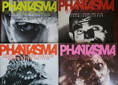 FULL-RUN LOT PHANTASMA MAGAZINE CINEMA BEYOND REALITY CLASSIC HORROR SCI-FI ZINE
