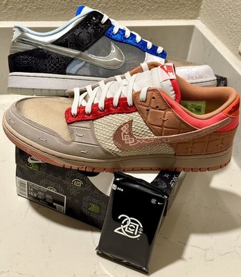 DS Nike Dunk Low SP Premium x CLOT What The Clot Sz 14 FN0316 999 Sb TS Fragment