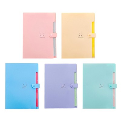 5 Pocket Portable Folders for Documents Storage Teachers Office & School Supply