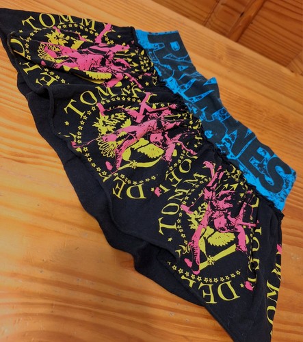 Vintage Rare Glamhead RAMONES Mini Skirt Size L