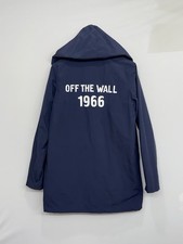 Vans Off The Wall Button Rain/Windbreaker Shell Jacket Navy Women’s  Size Large