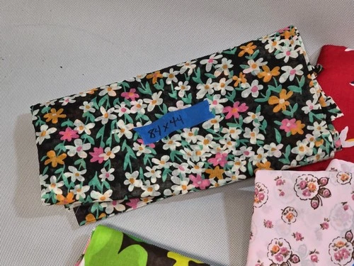 Vintage Fabric Lot 17+ Yards Retro Mid Century Cotton Screen Print Cohama Destas image 4