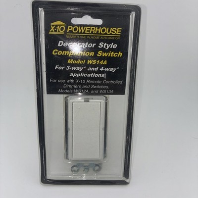 X-10 Powerhouse WS14A Decorator Companion Switch 3-Way 4-Way New Sealed 