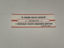 Jukebox Title Strip Beatles Hard Day’s Night I Should Have Known Better