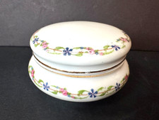 Limoges France Peint Main Trinket Box Hand Pa...