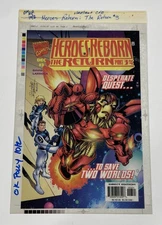 Heroes Reborn The Return 3 Color Separation Films 3M Comic Cover Production Art