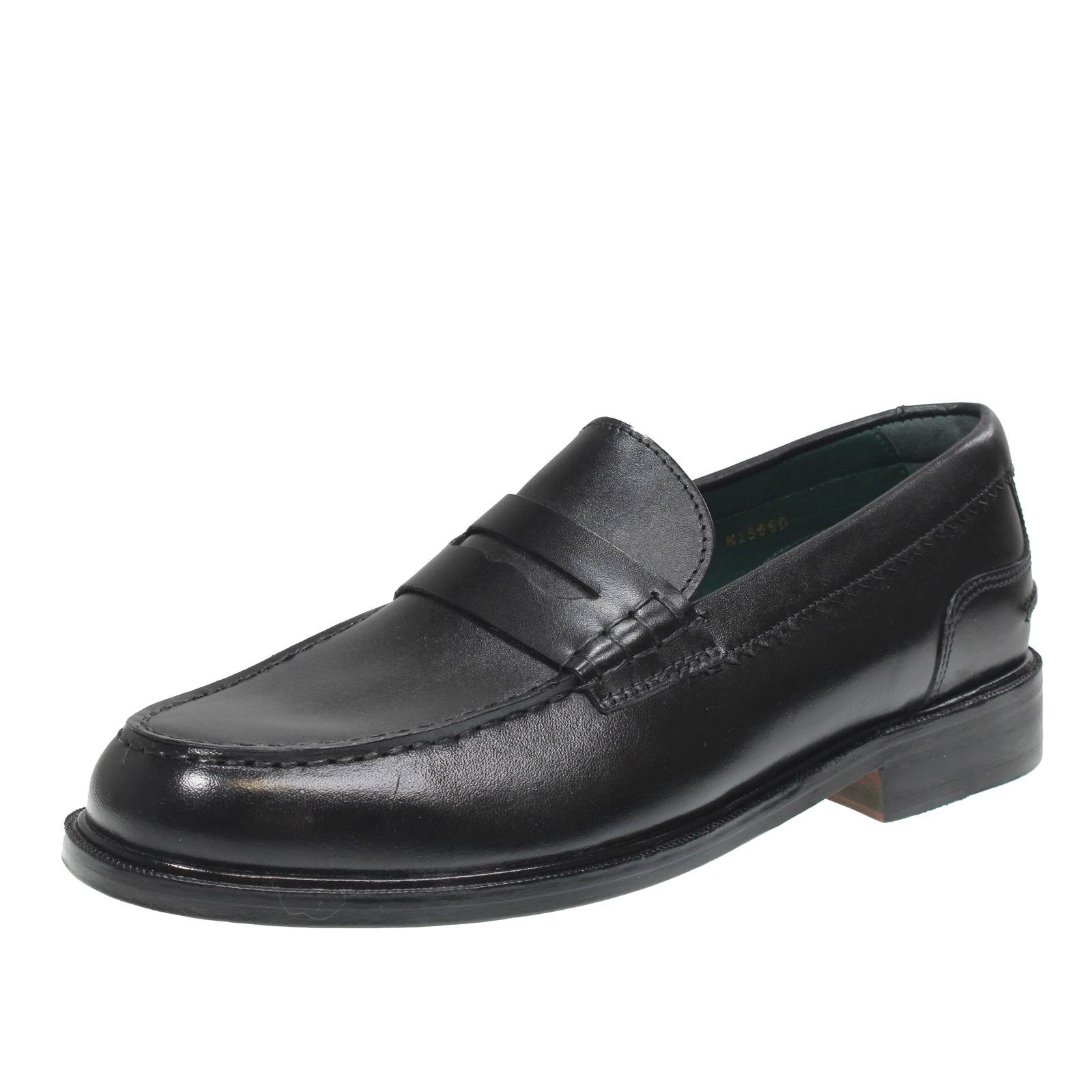 Clarks Craftjames - College-Halbschuhe aus schwarzem Leder - Gre 40 65 US 25cm 32390₽