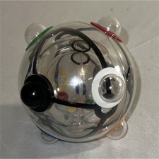 Multicolor Spheric Brain Teaser Puzzle Toy with Colored Rings