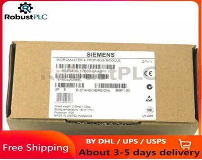 6SE6400-1PB00-0AA0 1 STÜCK NEUER SIEMENS MICROMASTER PROFIBUS 6SE6400-1PB00-0AA0