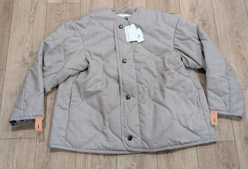 $1250 Mens JW Anderson Quilted Jacket Clay Melange Medium - product listing photo