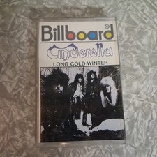 Billboard Cinderella Long Cold Winter 1988 Cassette Tape , Played And Tested