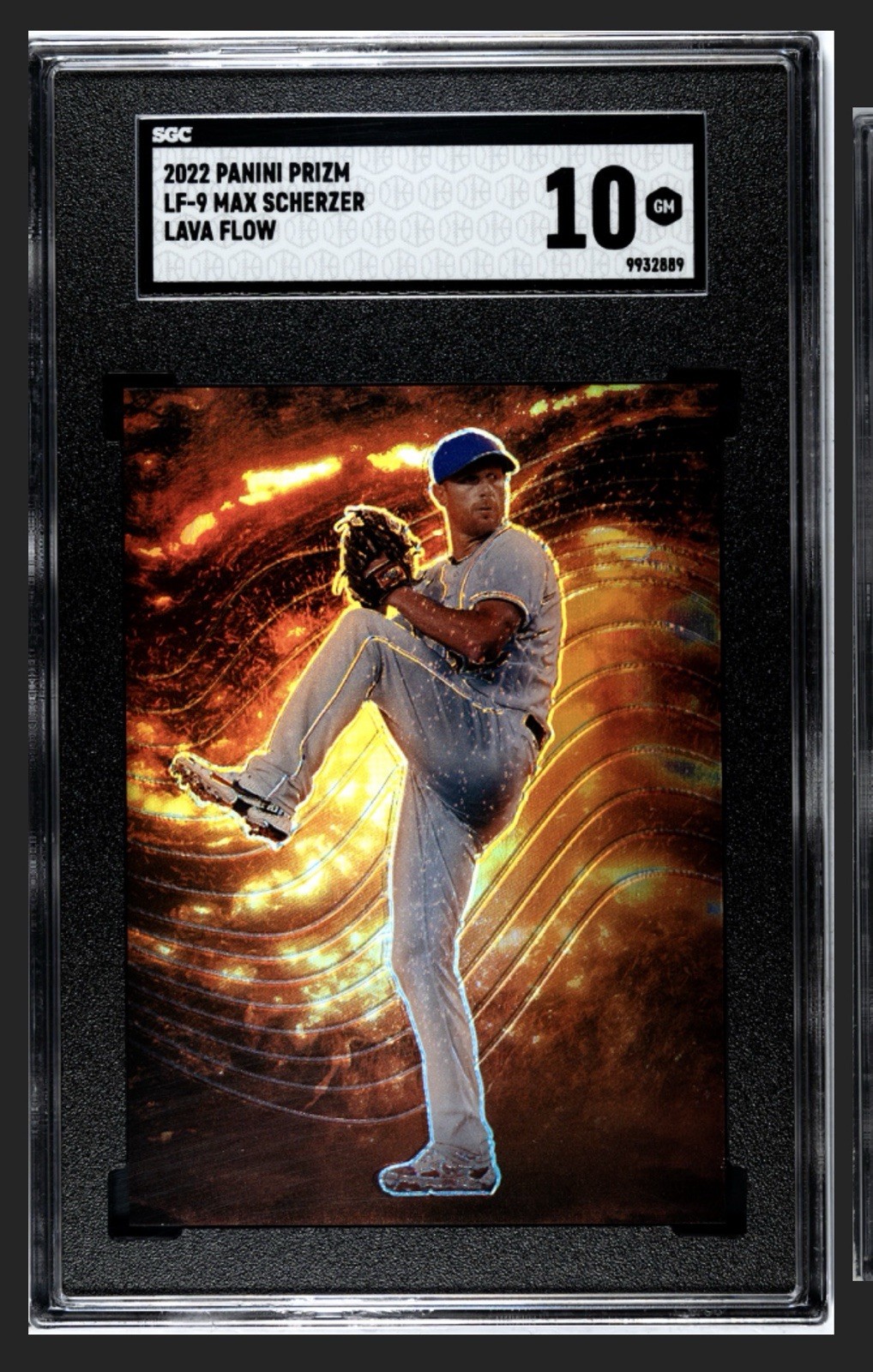 2022 Prizm Lava Flow Max Scherzer SGC 10 Gem Mint Case Hit HOF