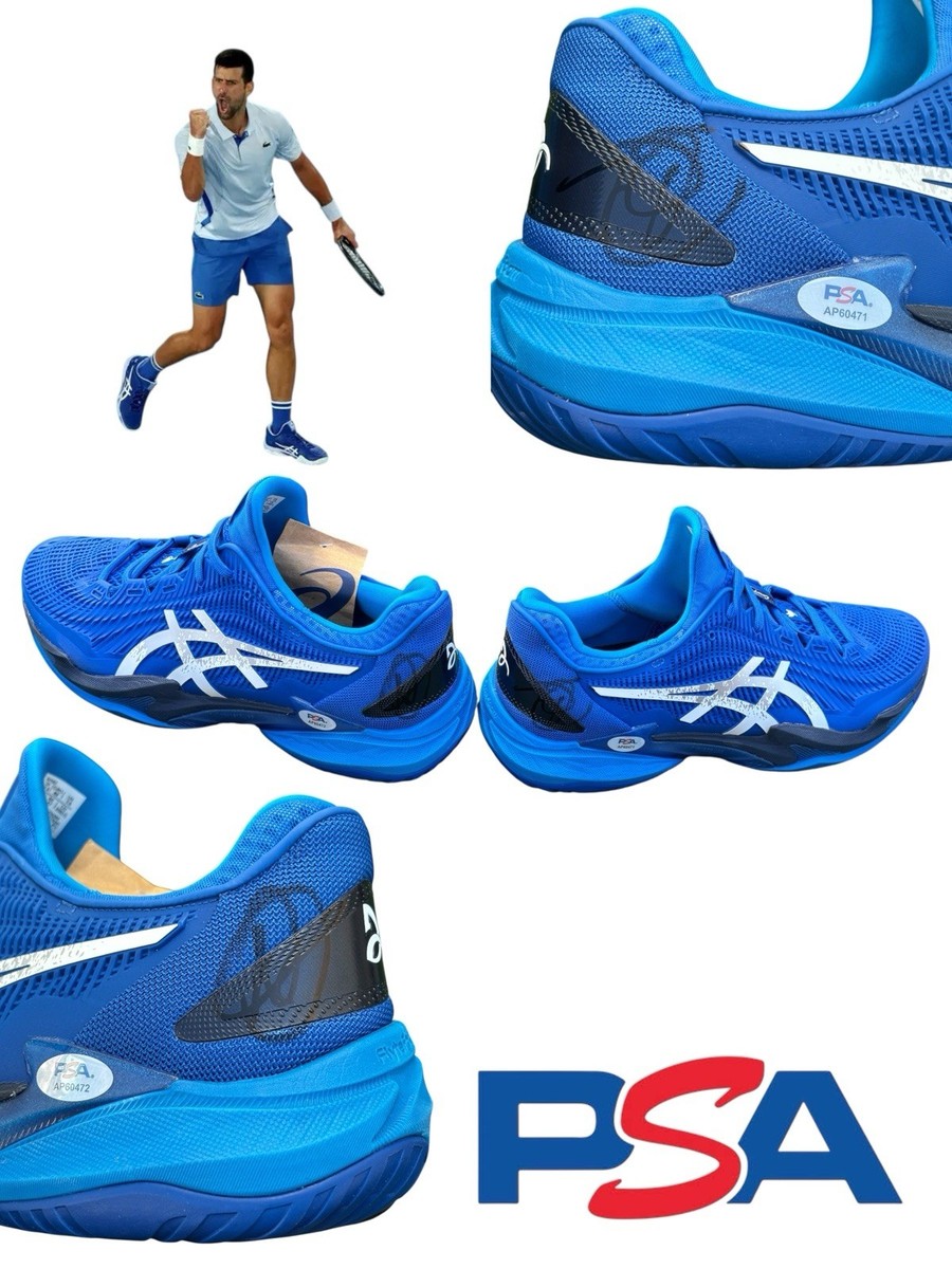 Novak Djokovic Signed Asics Court FF 3 Tennis Shoes PSA AUTO US