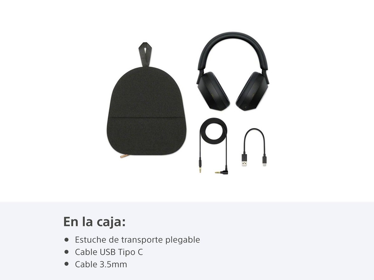 SONY WH1000XM5/B Noise Canceling Wireless Headphones - Black