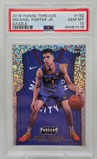 2018 Threads MICHAEL PORTER JR. Dazzle Refractor Rookie Card PSA 10 Gem Mint