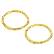 Half Hard Brass Wire, 2Pcs 20Gauge/0.8mm Diameter 10m/32.8ft Craft Wire